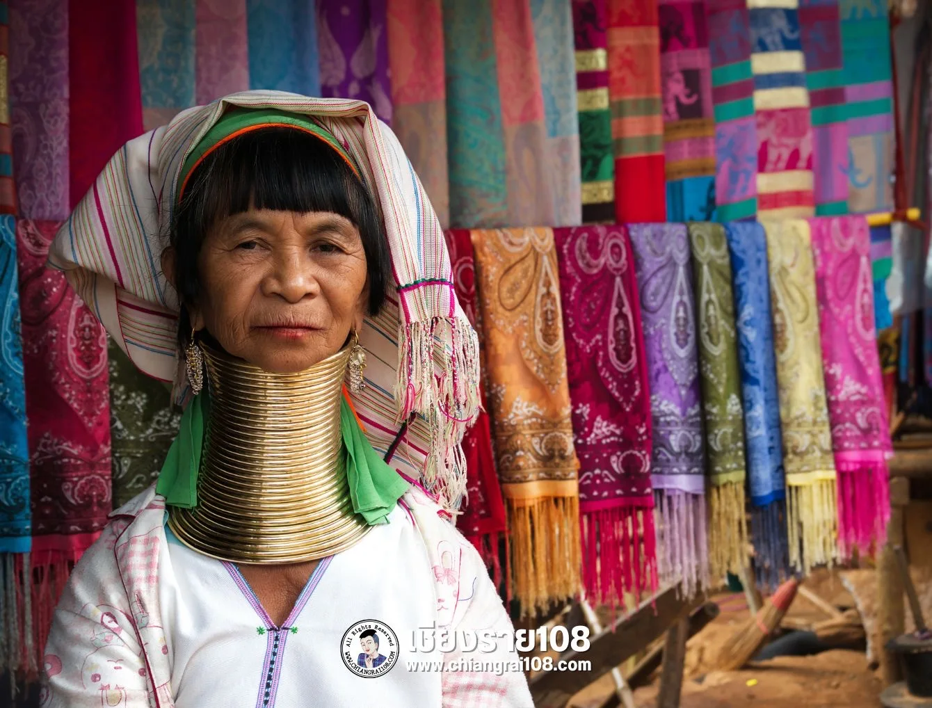 หมู่บ้านกะเหรี่ยงคอยาว ในจังหวัดเชียงราย